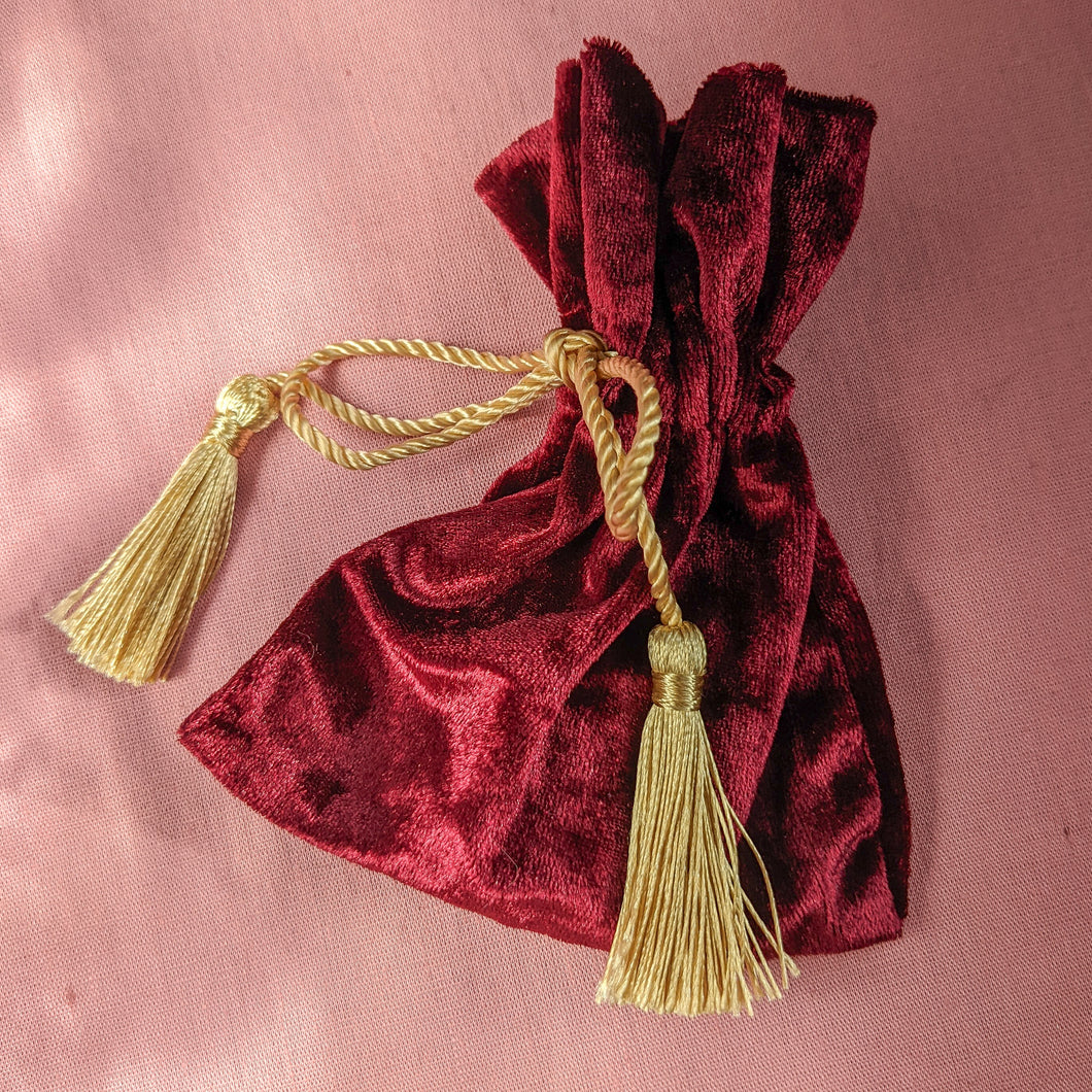 Red Velvet Gift Bag